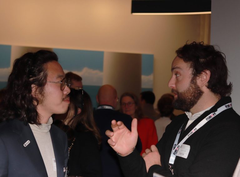 Ethan from Allium in conversation at a BBA event
